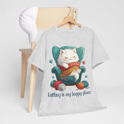 Cat Knitter Tee