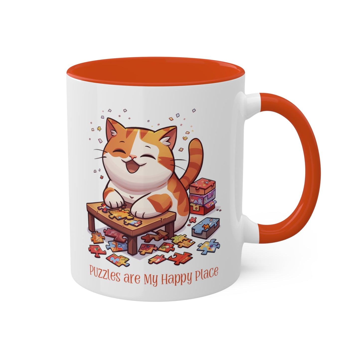 Cat Puzzler Mug