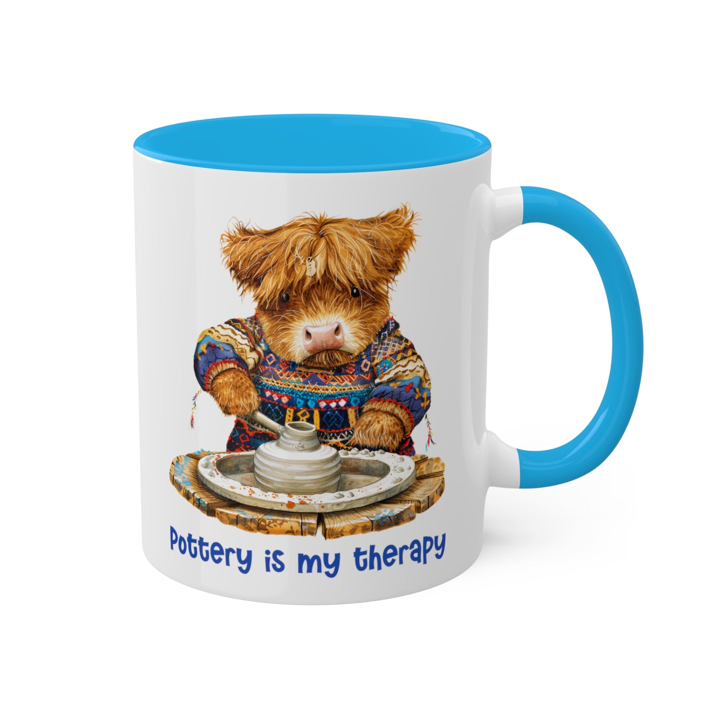 Highland Cow Potter Mug