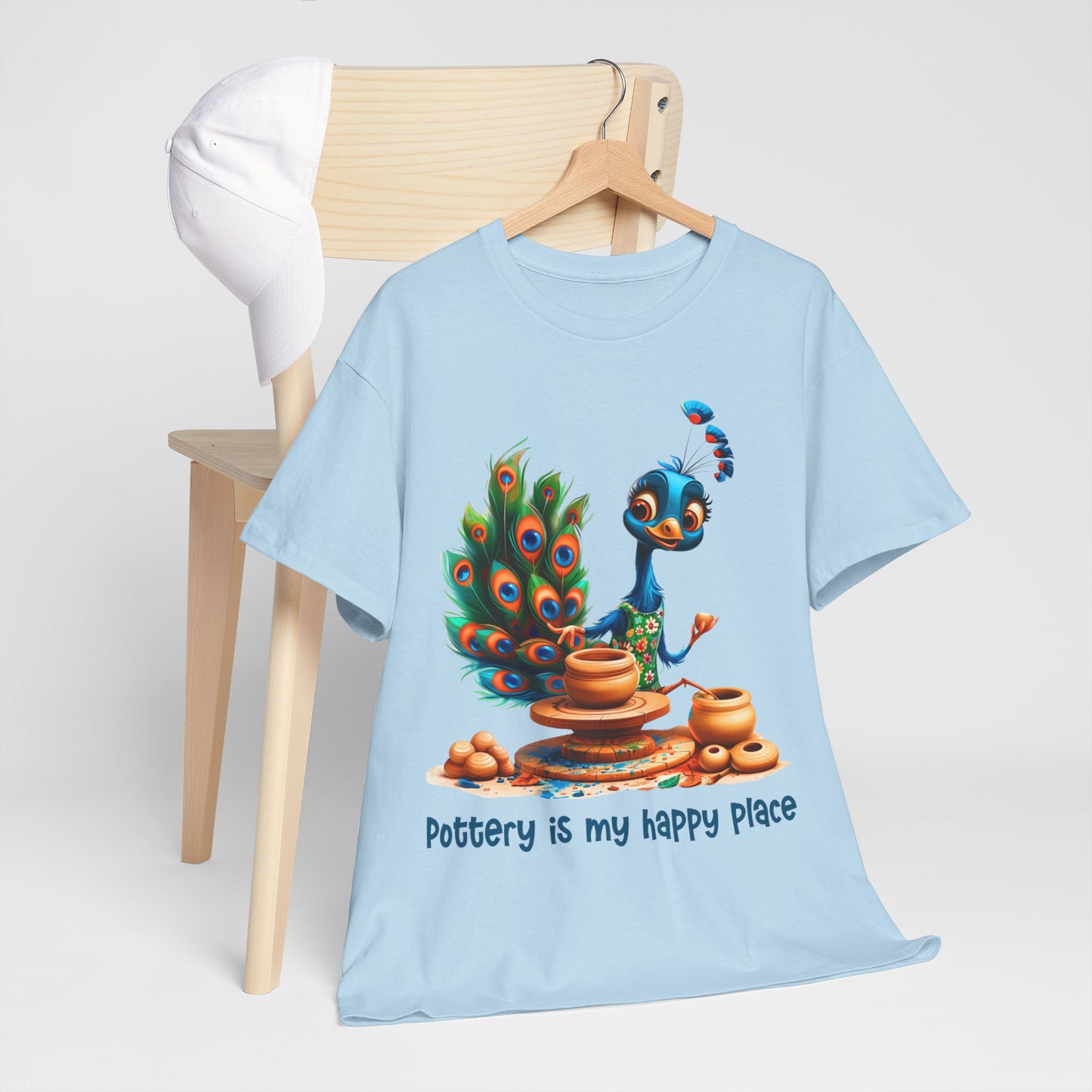 Peacock Pottery Tee