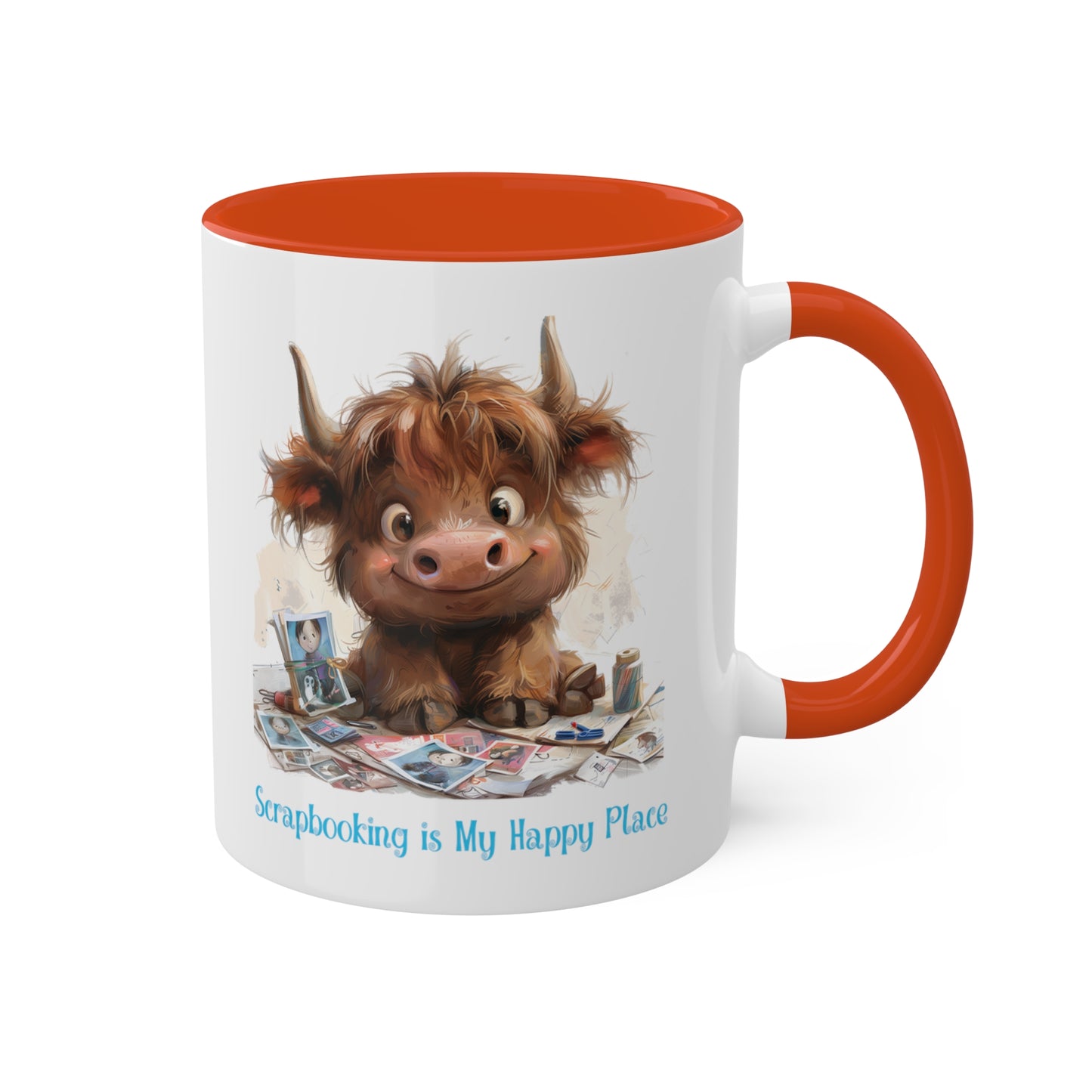 Highland Cow Scrapbooker Mug