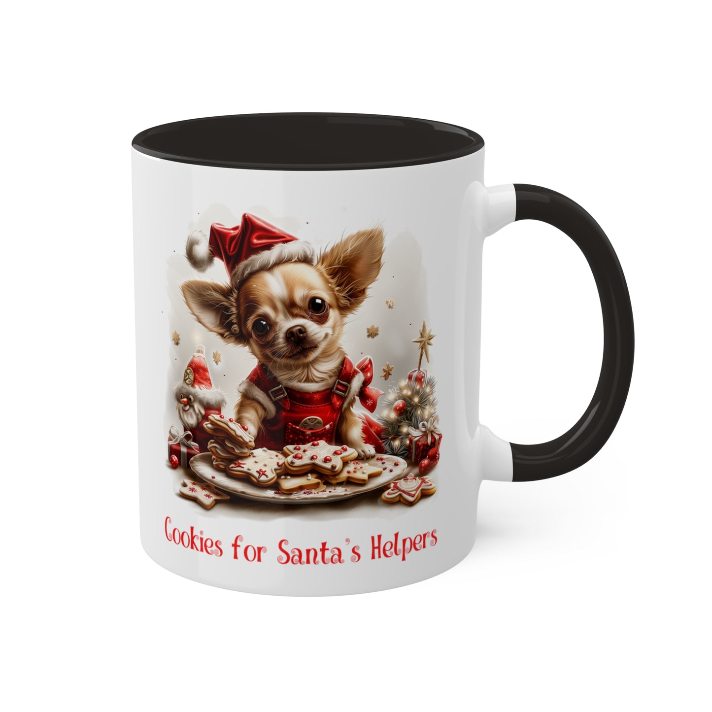 Chihuahua Christmas Baker Mug