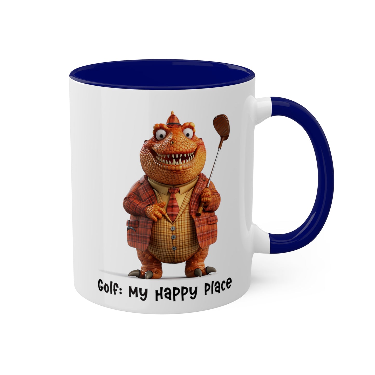 Dinosaur Golfing Mug