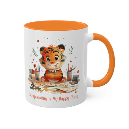 Tiger Scrapbooking Mug