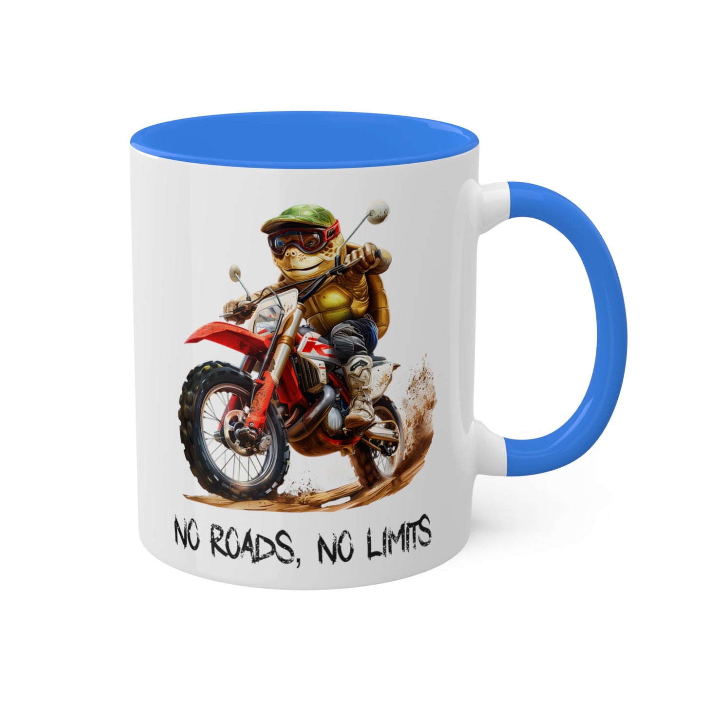 Turtle Dirt Biker Mug