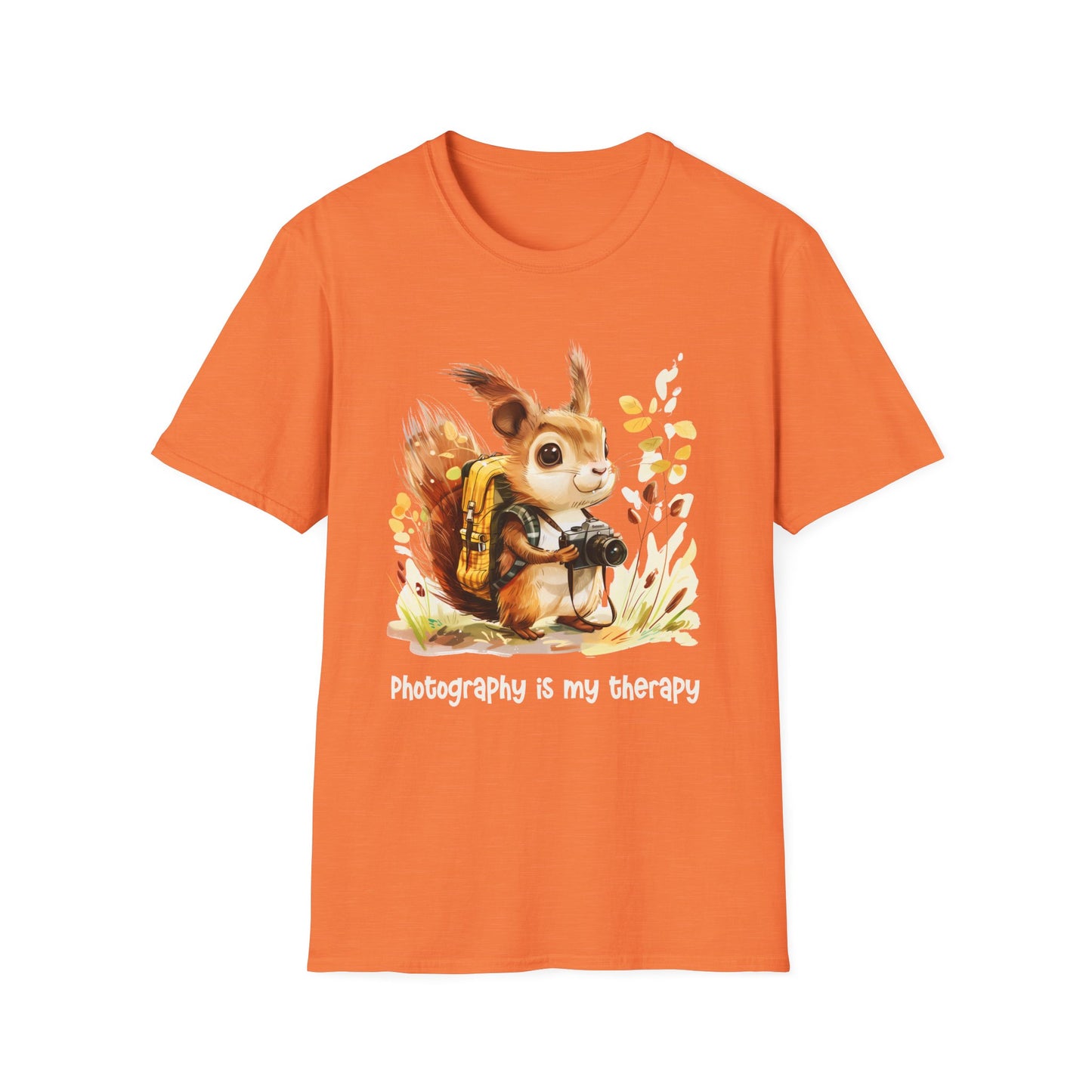 Squirrel Photographer Softstyle T-Shirt