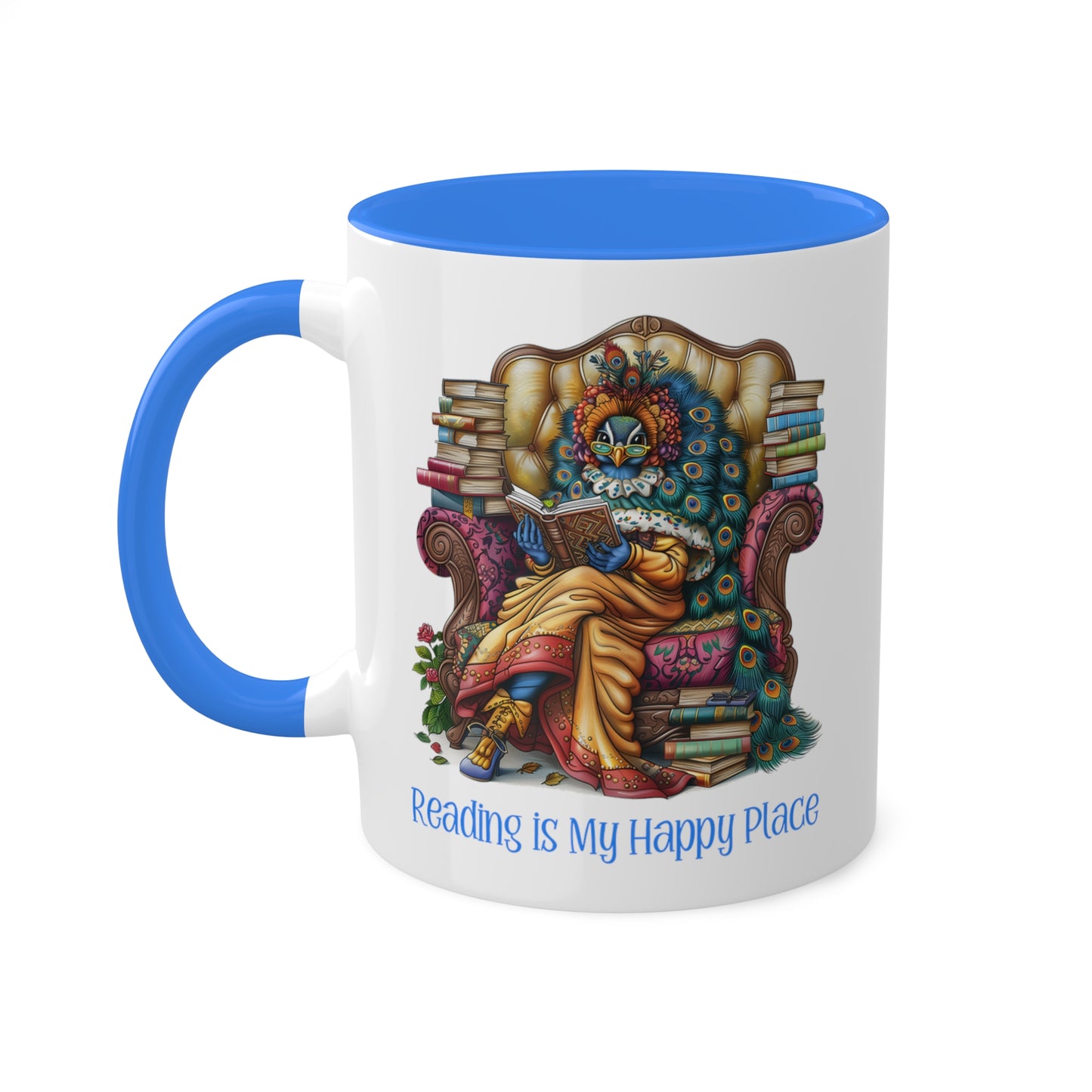 Peacock Reading Mug