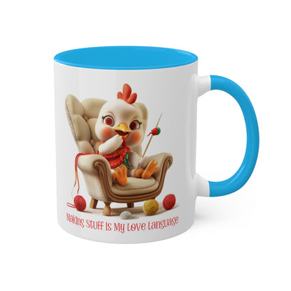 Chicken Crocheter Mug