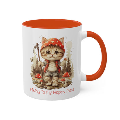 Cat Hiker Mug