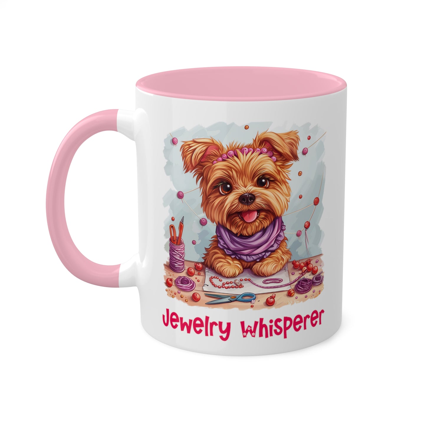 Terrier Dog Jewelry Maker Mug