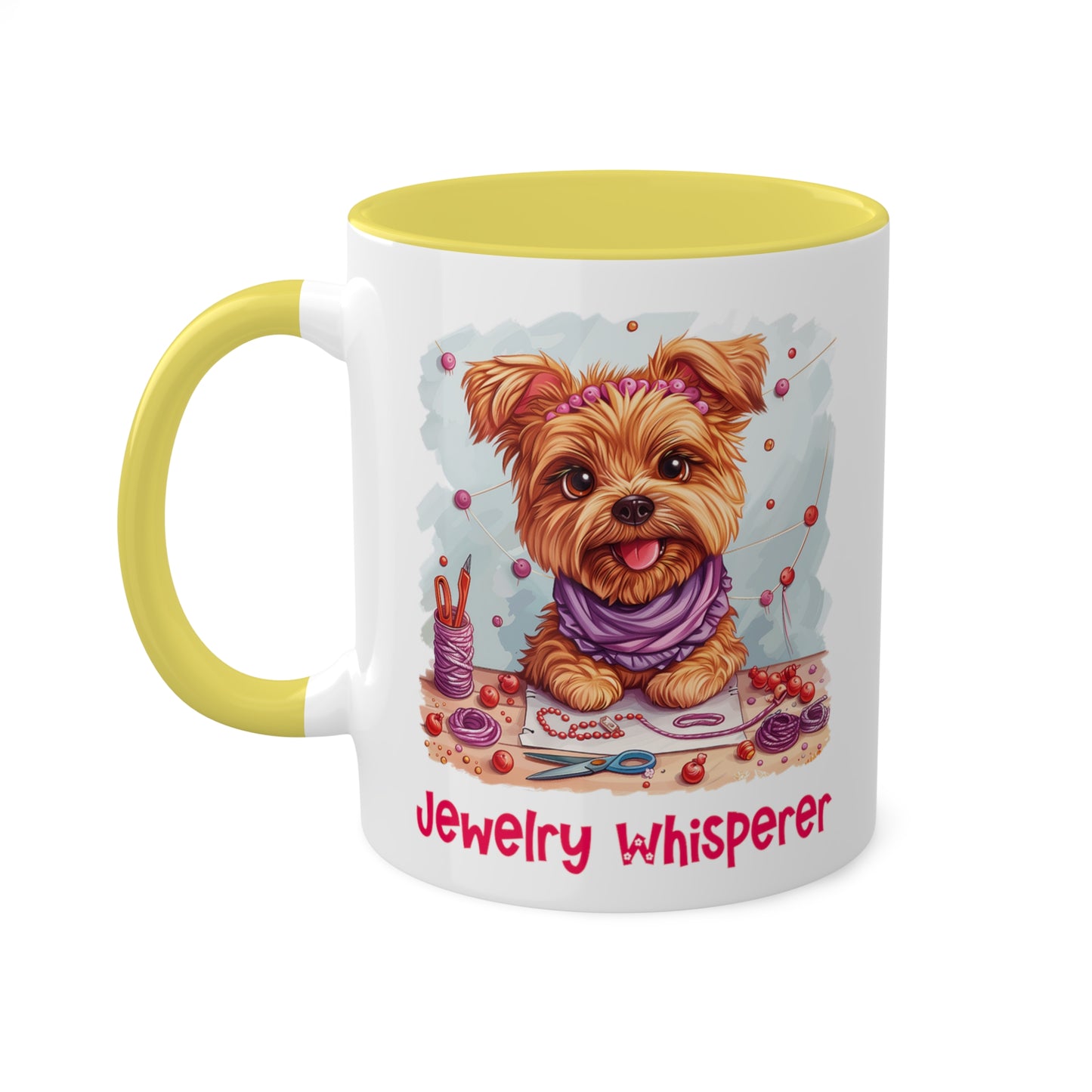 Terrier Dog Jewelry Maker Mug