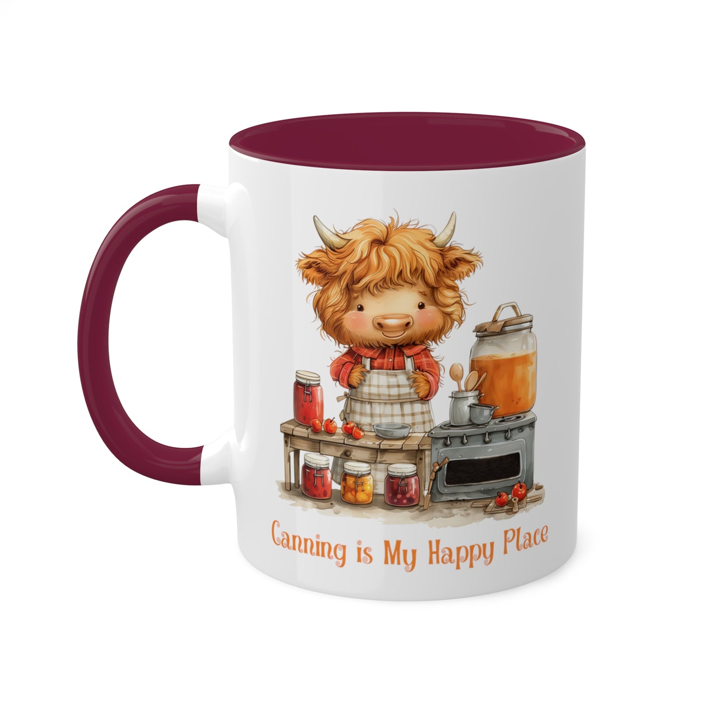 Highland Cow Canner Mug