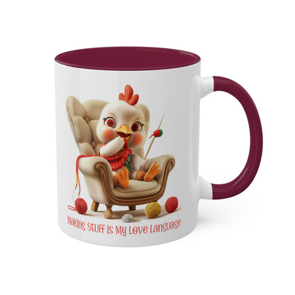 Chicken Crocheter Mug