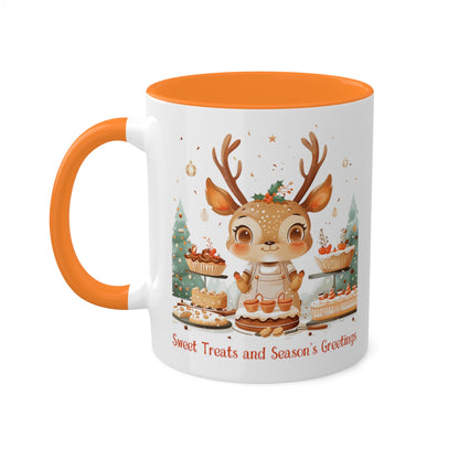 Deer Christmas Baker Mug