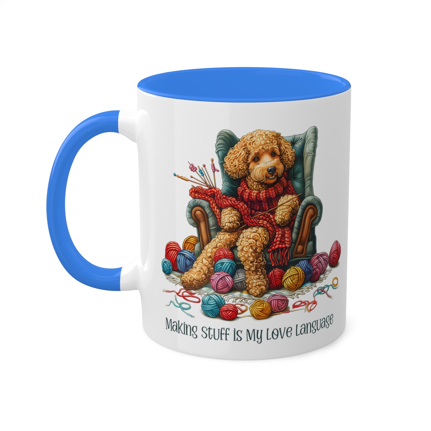 Poodle Knitter Mug