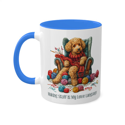 Poodle Knitter Mug