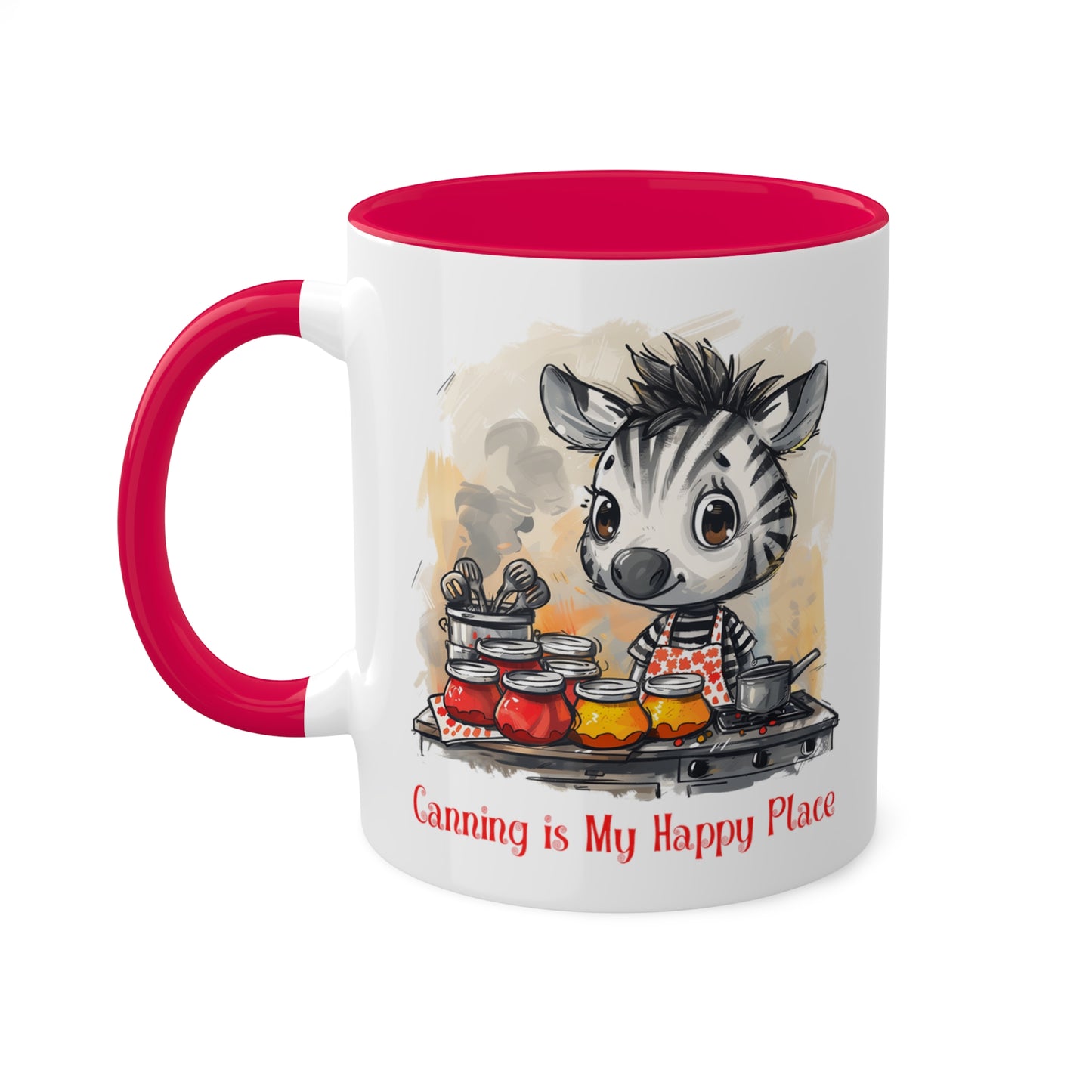 Zebra Canner Mug