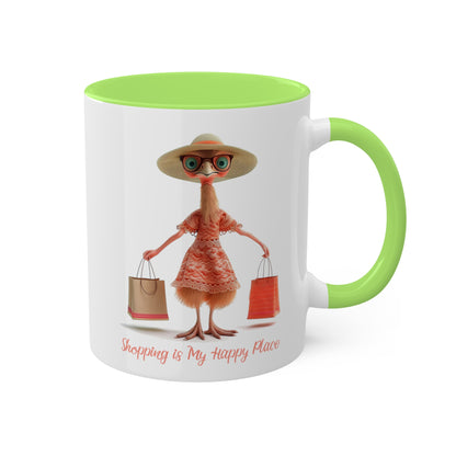 Ostrich Shopper Mug