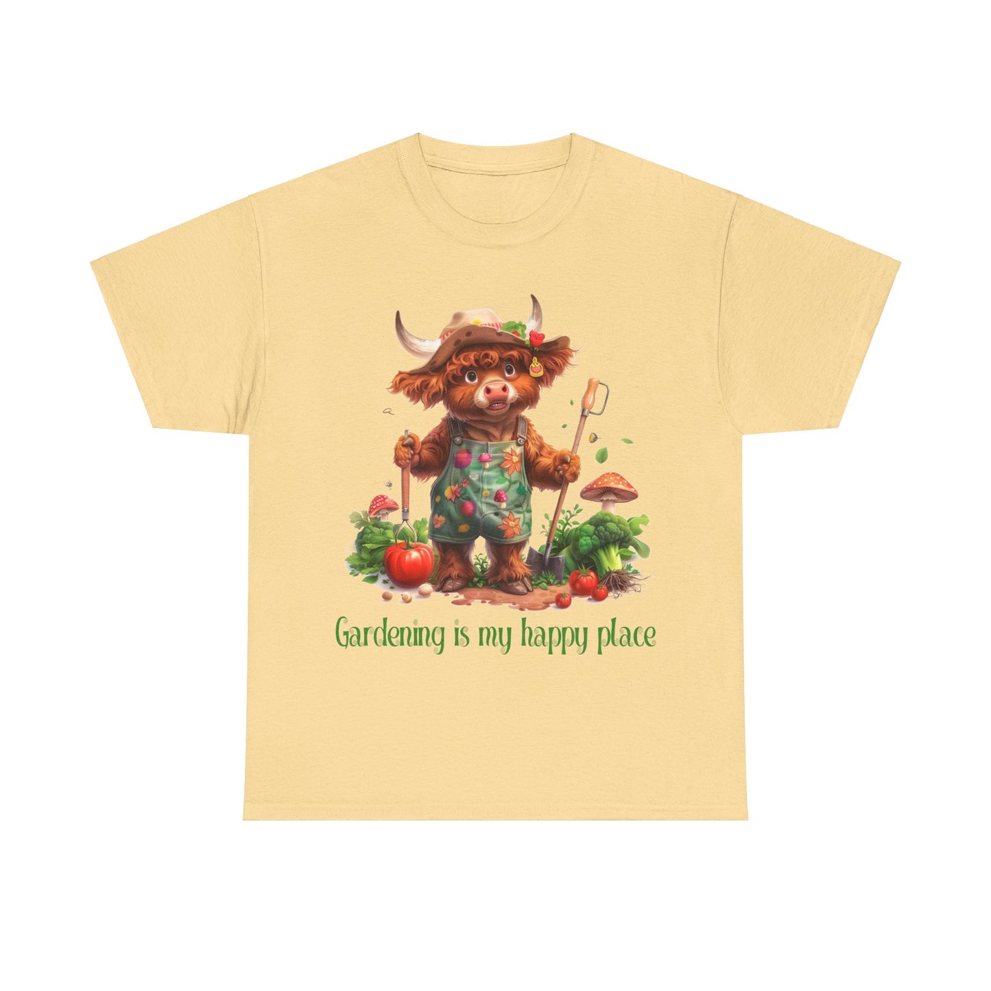 Highland Cow Gardener Tee