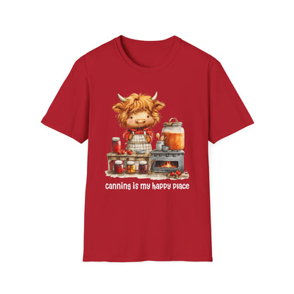 Highland Cow Canner Softstyle T-Shirt