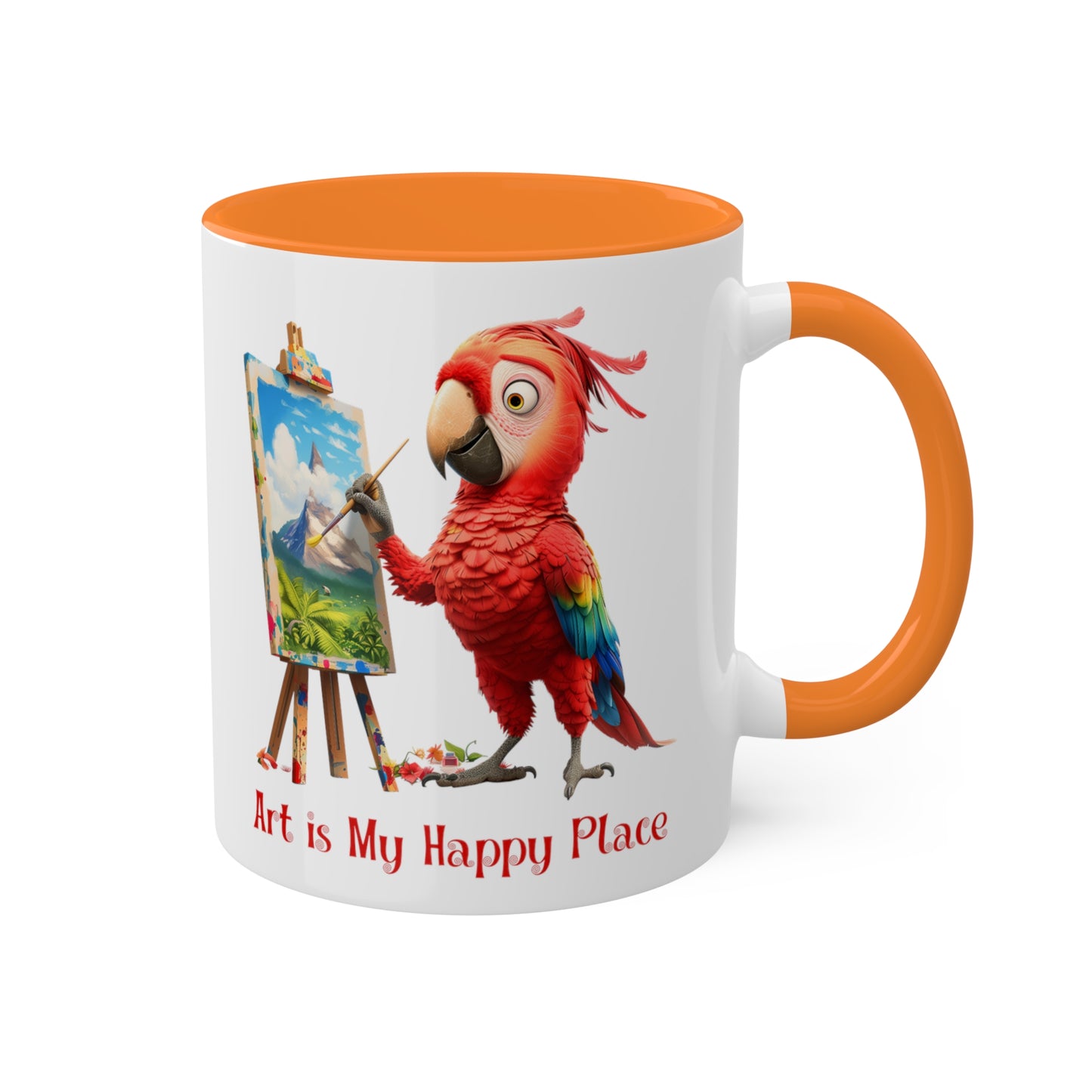 Parrot Artist Mug