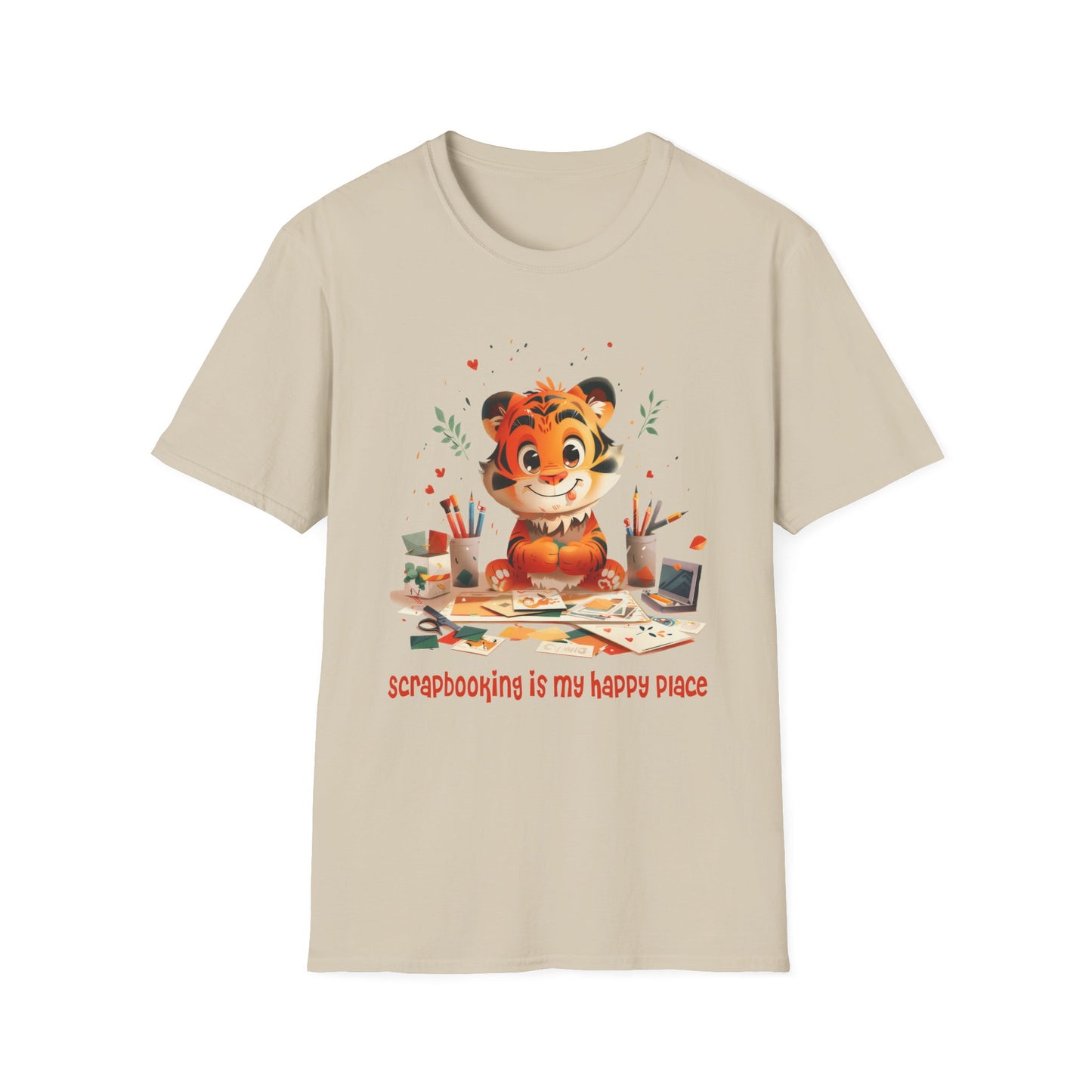 Tiger Scrapbooking Softstyle T-Shirt