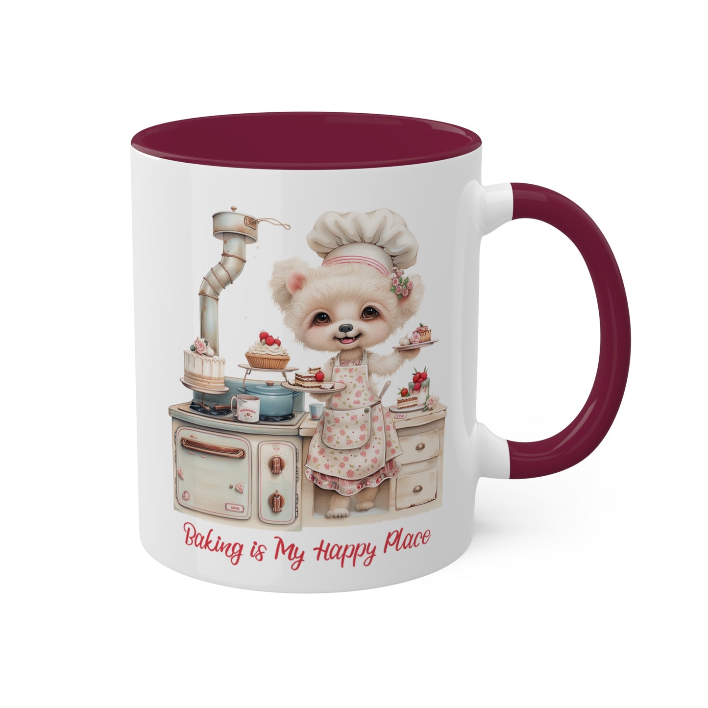 Poodle Baker Mug