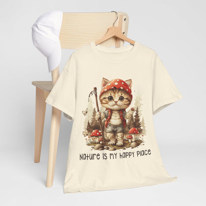 Cat Hiker Tee