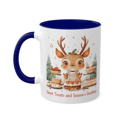 Deer Christmas Baker Mug