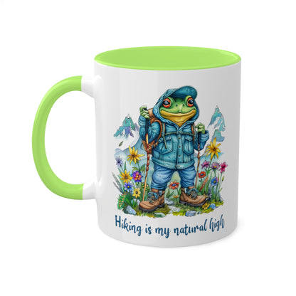 Frog Hiker Mug