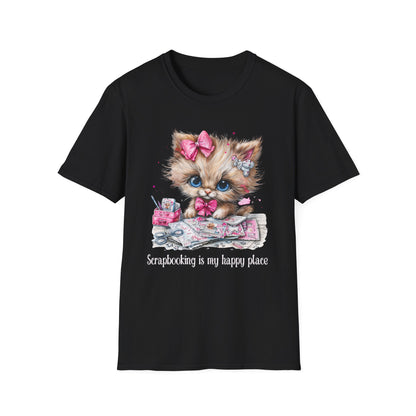 Cat Scrapbooker Softstyle T-Shirt