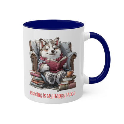 Corgi Reading Mug