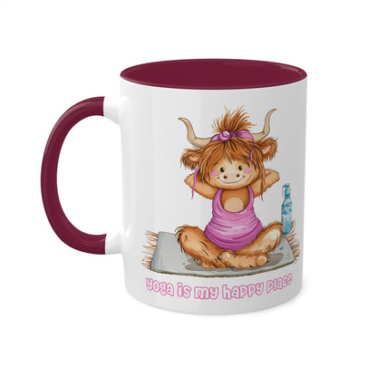 Highland Cow Yoga Mug