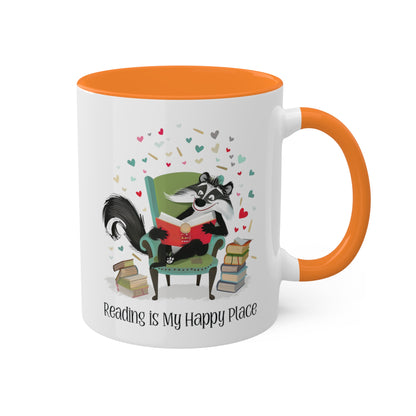 Skunk Reading Mug