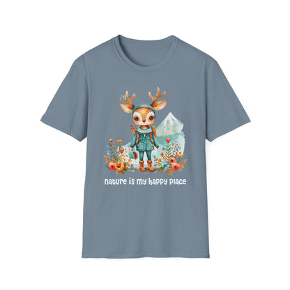 Deer Hiker Softstyle T-Shirt