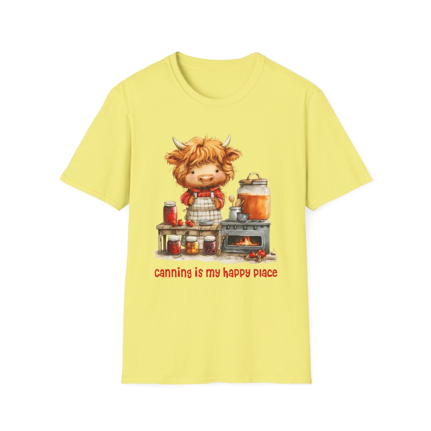 Highland Cow Canner Softstyle T-Shirt