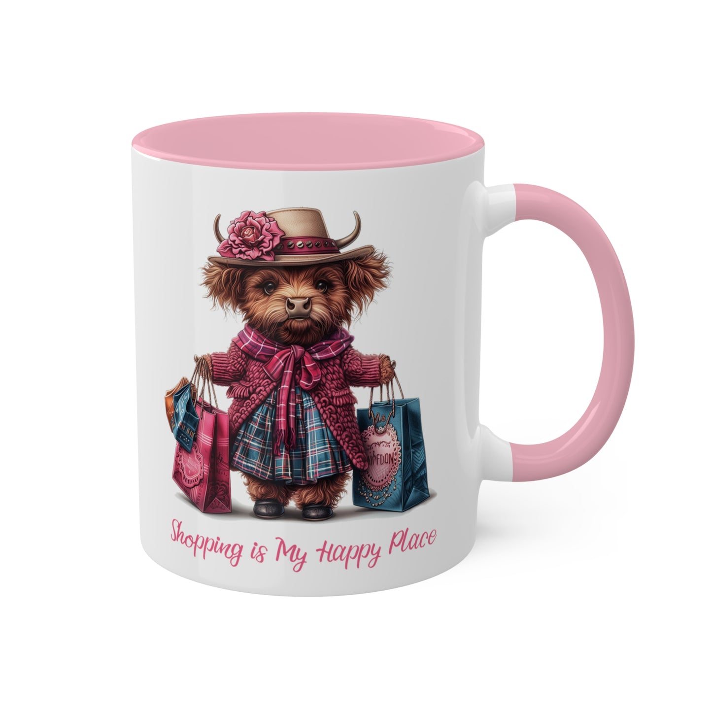 Highland Cow Shopping Mug