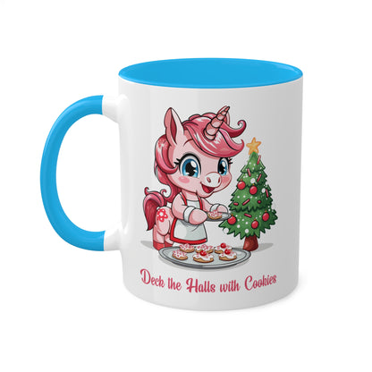 Unicorn Christmas Baker Mug