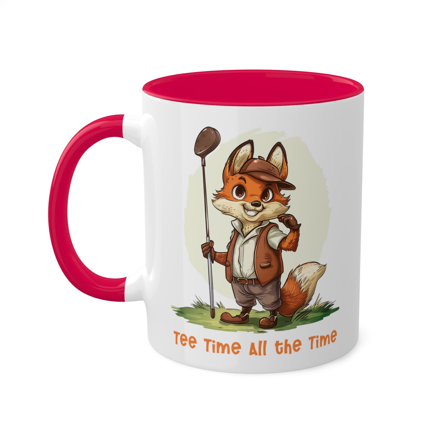 Fox Golfer Mug