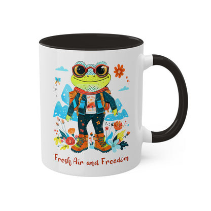 Frog Hiker Mug