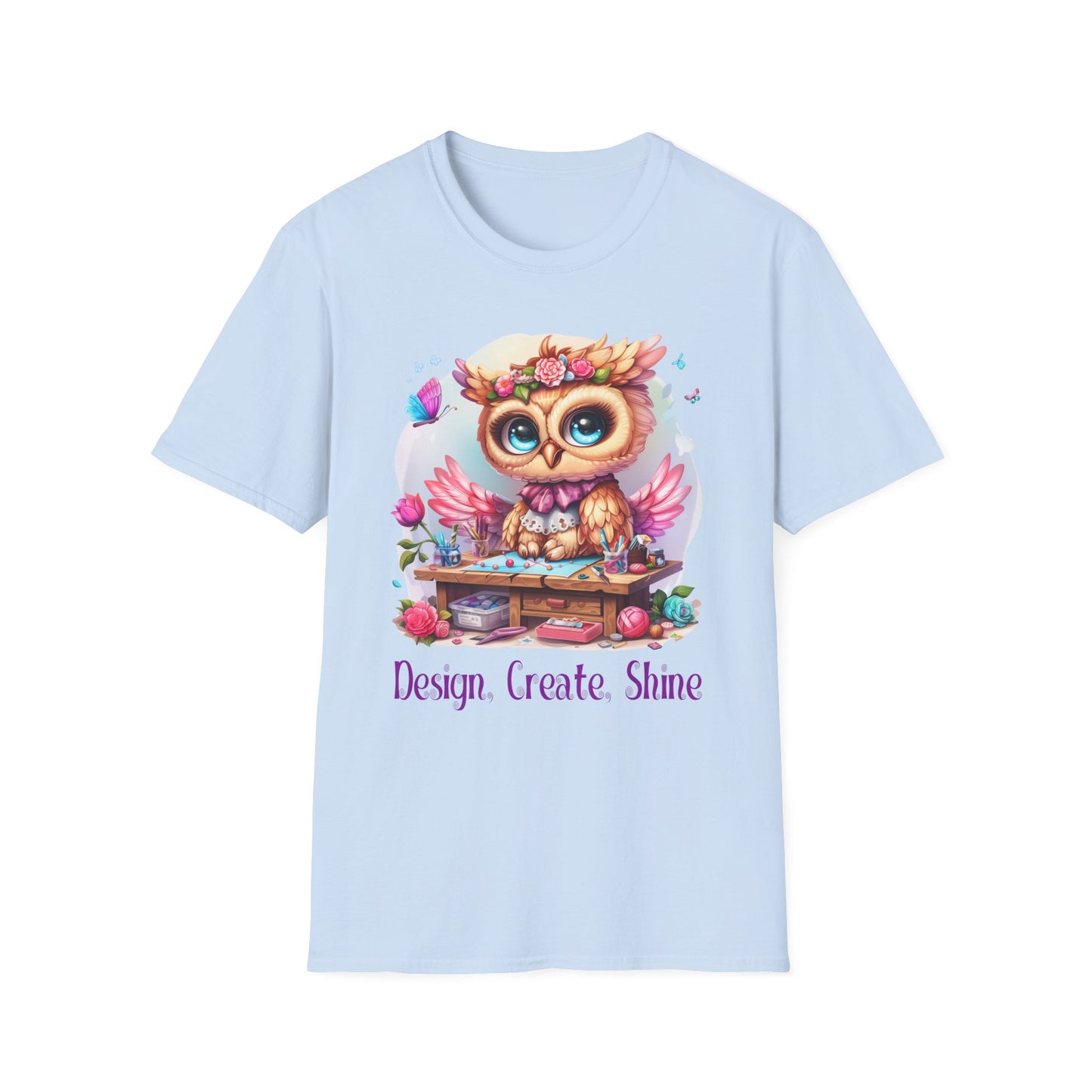 Owl Jewelry Making Softstyle T-Shirt