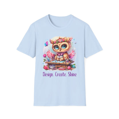 Owl Jewelry Making Softstyle T-Shirt