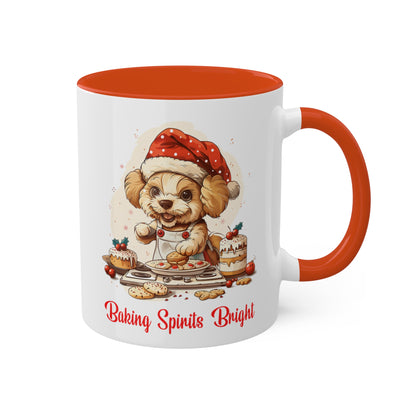 Dog Christmas Baker Mug