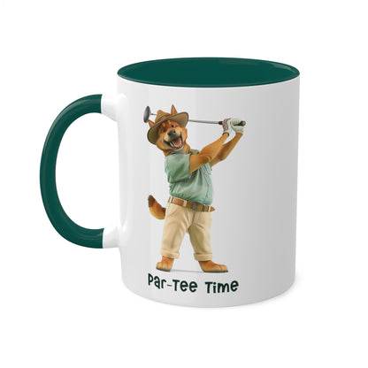 Dog Golfing Mug