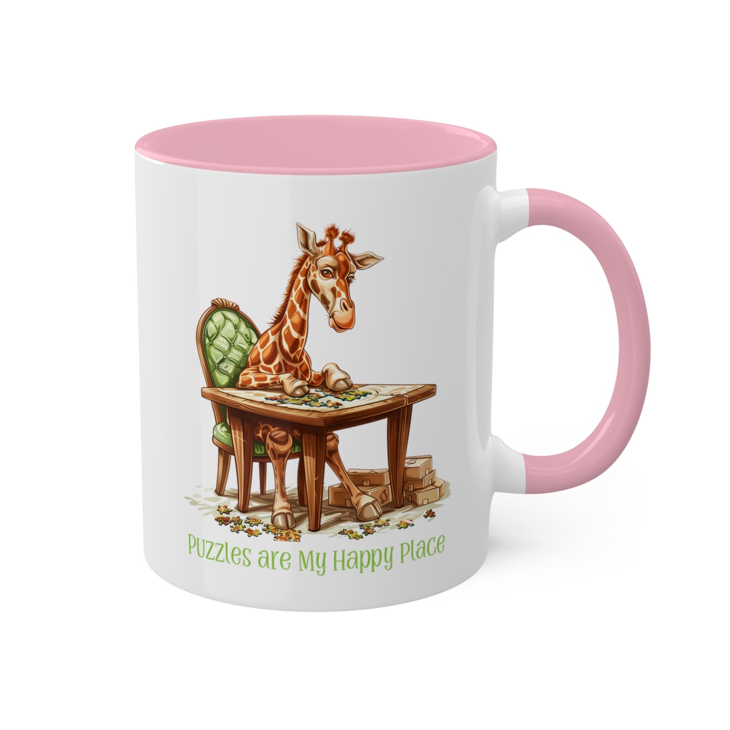 Giraffe Puzzler Mug