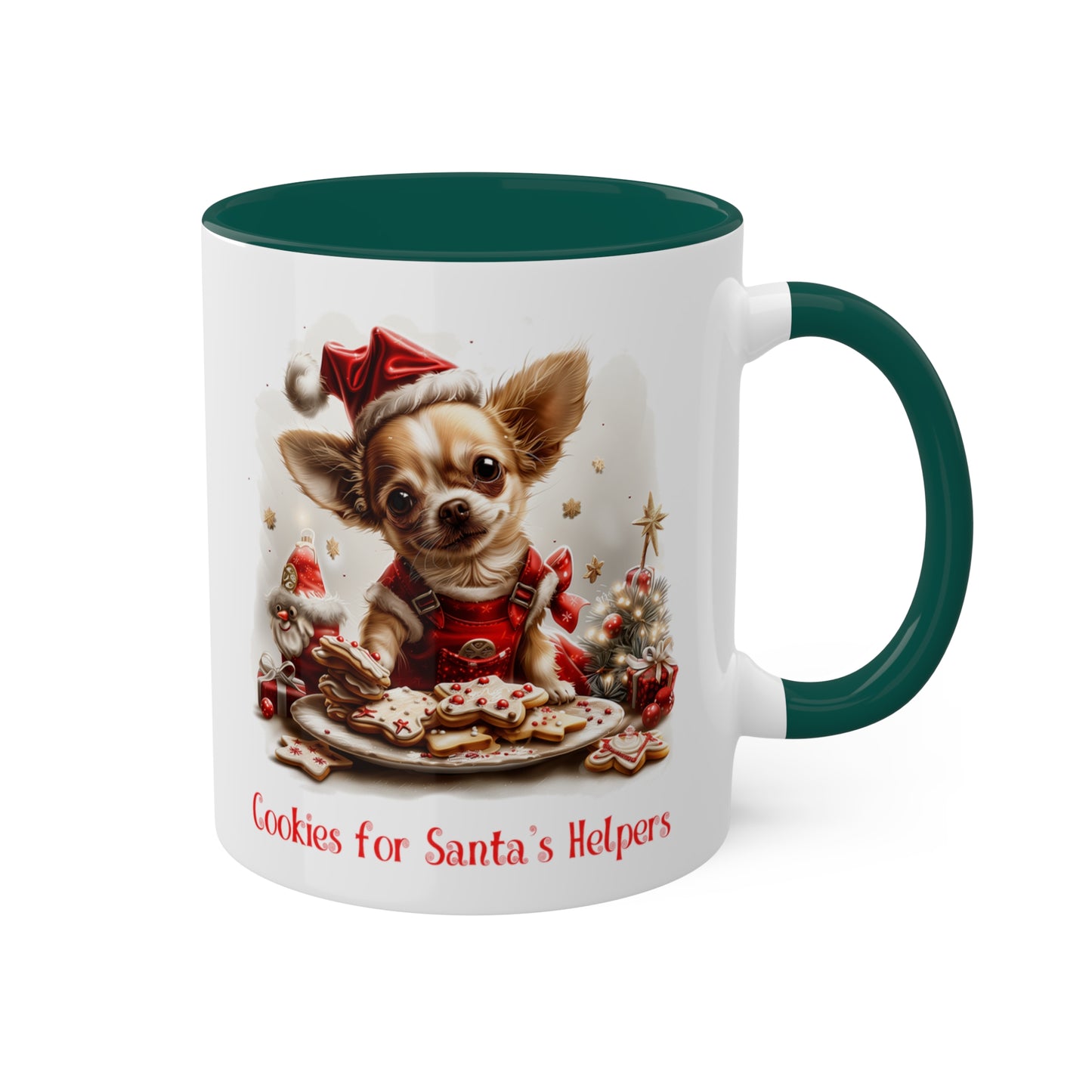 Chihuahua Christmas Baker Mug