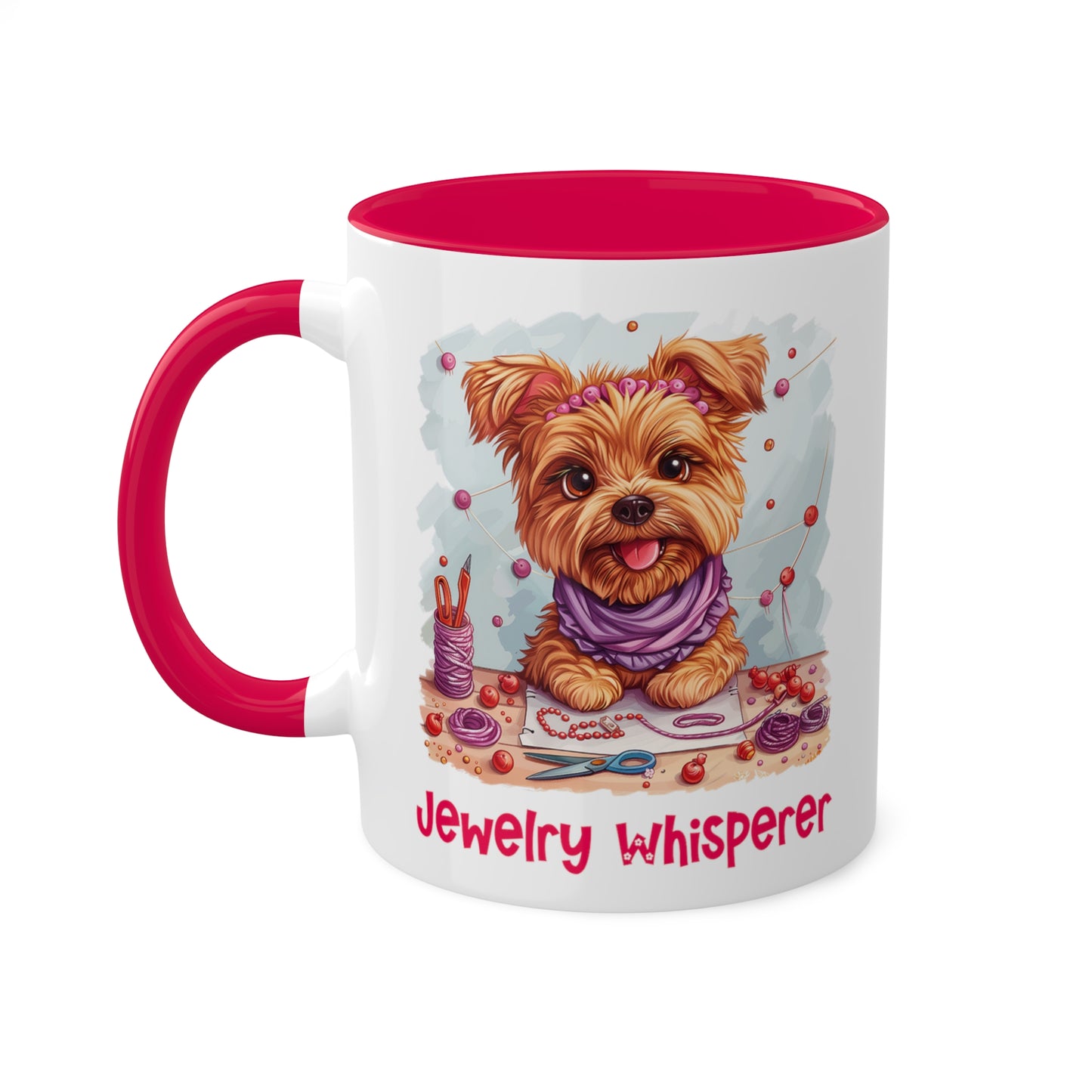 Terrier Dog Jewelry Maker Mug