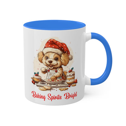 Dog Christmas Baker Mug