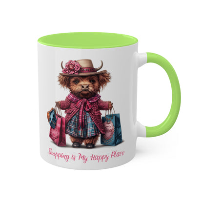 Highland Cow Shopping Mug