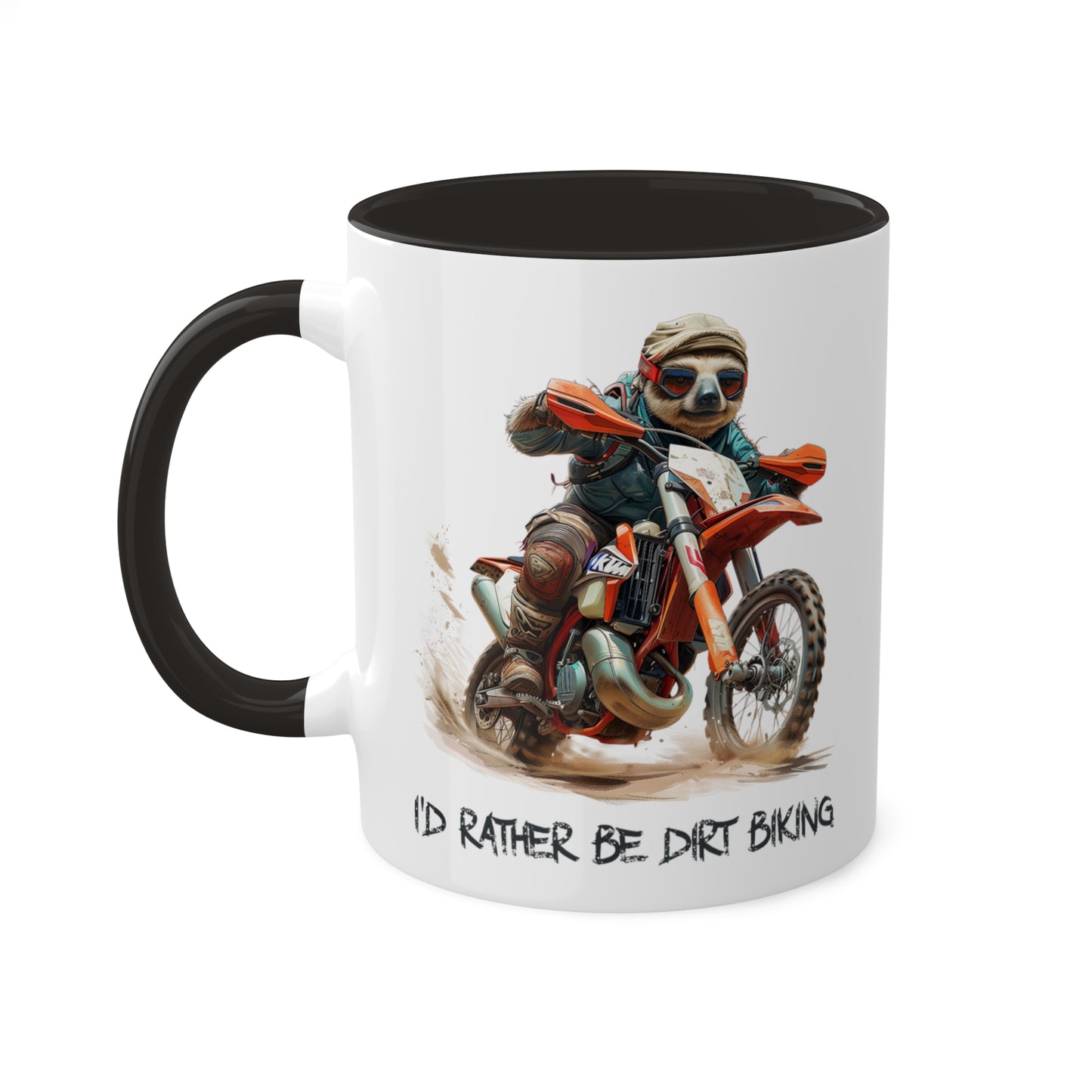 Sloth Dirt Biker Mug